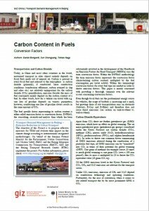 Carbon Content Fuels