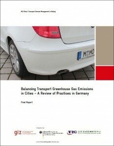 GIZ China Releases Study on Quantifying GHG Emissions of Urban Transport