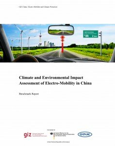 Benchmark Report: Climate and Environmental Impact Assessment of Electro-Mobility in China
