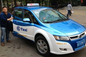 Going for a Ride – GIZ China Transport Team Tested Electric-Taxi in Shenzhen