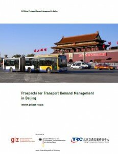 Prospects for Transport Demand Management in Beijing